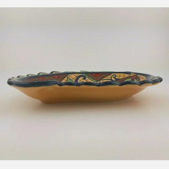 RARE Corsica "Crown Jewel" retired replacement Leaf Shape Floral Salad Plate - Picture 5 of 10